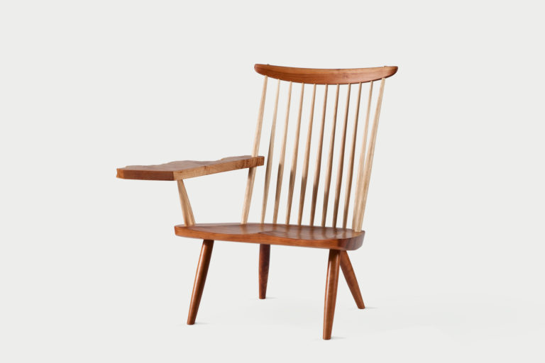Lounge Chairs w/ Free-Form Arm - George Nakashima Woodworkers