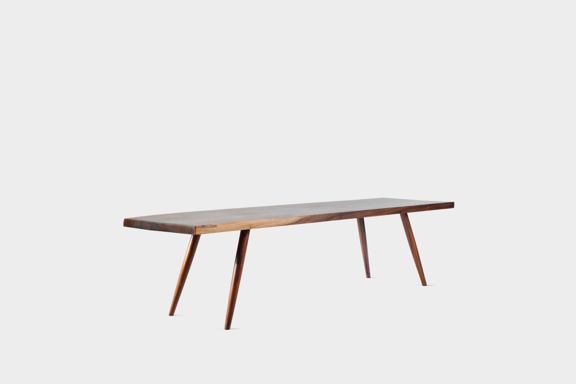 Turned Leg Bench - George Nakashima Woodworkers