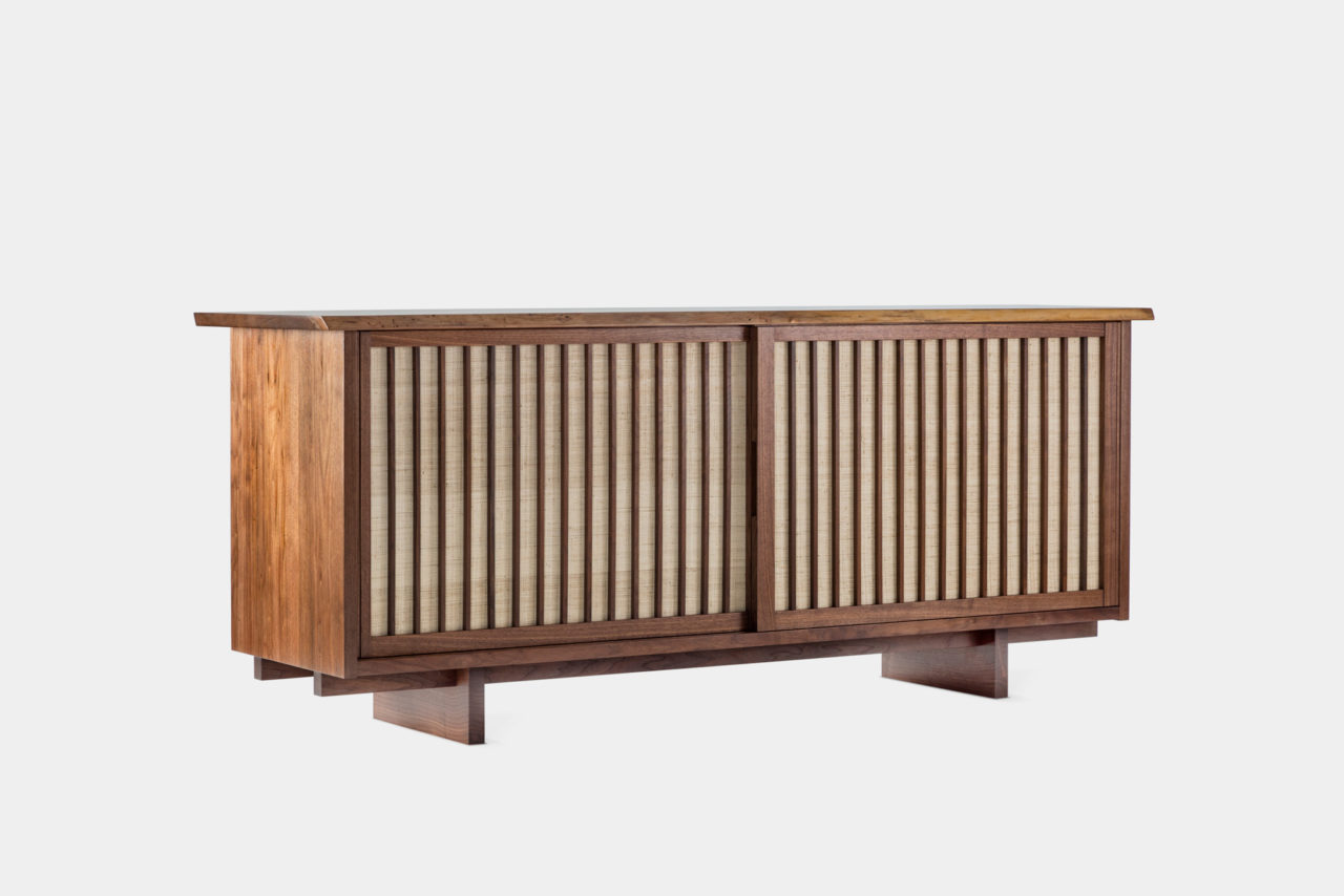 Double Sliding Door Cabinet - George Nakashima Woodworkers